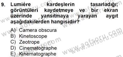Medya Ekonomisi ve İşletmeciliği Dersi 2012 - 2013 Yılı (Final) Dönem Sonu Sınav Soruları 9. Soru