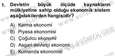 Medya Ekonomisi ve İşletmeciliği Dersi 2013 - 2014 Yılı (Vize) Ara Sınav Soruları 1. Soru