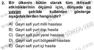 Medya Ekonomisi ve İşletmeciliği Dersi 2013 - 2014 Yılı (Vize) Ara Sınav Soruları 2. Soru