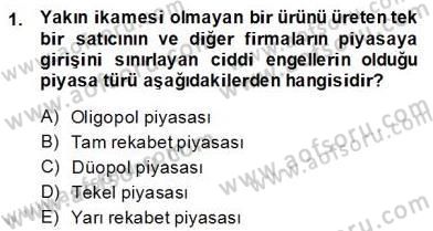 Medya Ekonomisi ve İşletmeciliği Dersi 2013 - 2014 Yılı (Final) Dönem Sonu Sınav Soruları 1. Soru