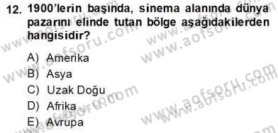 Medya Ekonomisi ve İşletmeciliği Dersi 2013 - 2014 Yılı (Final) Dönem Sonu Sınav Soruları 12. Soru