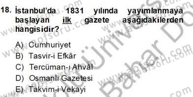 Medya Ekonomisi ve İşletmeciliği Dersi 2013 - 2014 Yılı (Final) Dönem Sonu Sınav Soruları 18. Soru