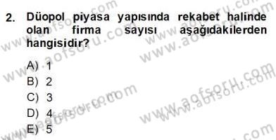 Medya Ekonomisi ve İşletmeciliği Dersi 2013 - 2014 Yılı (Final) Dönem Sonu Sınav Soruları 2. Soru