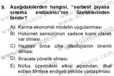 Medya Ekonomisi ve İşletmeciliği Dersi 2013 - 2014 Yılı (Final) Dönem Sonu Sınav Soruları 9. Soru