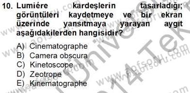 Medya Ekonomisi ve İşletmeciliği Dersi 2013 - 2014 Yılı Tek Ders Sınav Soruları 10. Soru