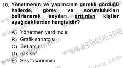 Medya Ekonomisi ve İşletmeciliği Dersi 2014 - 2015 Yılı (Final) Dönem Sonu Sınav Soruları 10. Soru