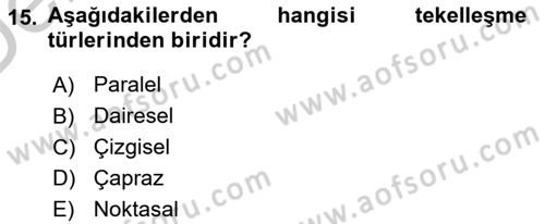 Medya Ekonomisi ve İşletmeciliği Dersi 2016 - 2017 Yılı 3 Ders Sınav Soruları 15. Soru