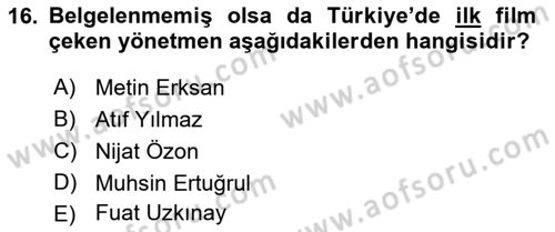 Medya Ekonomisi ve İşletmeciliği Dersi 2016 - 2017 Yılı (Final) Dönem Sonu Sınav Soruları 16. Soru