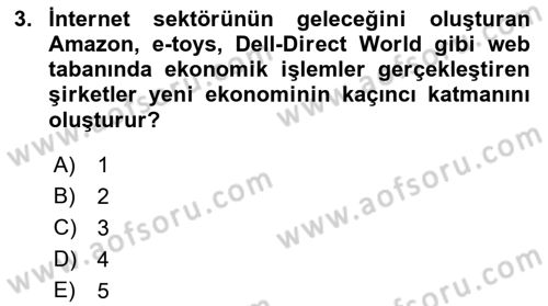 Medya Ekonomisi ve İşletmeciliği Dersi 2017 - 2018 Yılı (Final) Dönem Sonu Sınav Soruları 3. Soru