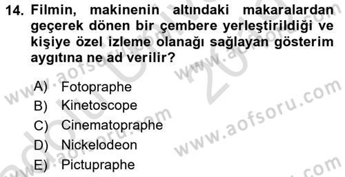 Medya Ekonomisi ve İşletmeciliği Dersi 2018 - 2019 Yılı 3 Ders Sınav Soruları 14. Soru