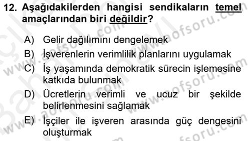 Medya Ekonomisi ve İşletmeciliği Dersi 2018 - 2019 Yılı (Final) Dönem Sonu Sınav Soruları 12. Soru