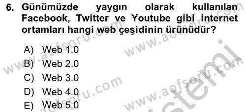 Medya Ekonomisi ve İşletmeciliği Dersi 2018 - 2019 Yılı Yaz Okulu Sınav Soruları 6. Soru