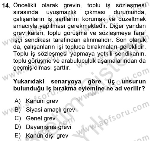 Medya Ekonomisi ve İşletmeciliği Dersi 2020 - 2021 Yılı Yaz Okulu Sınav Soruları 14. Soru