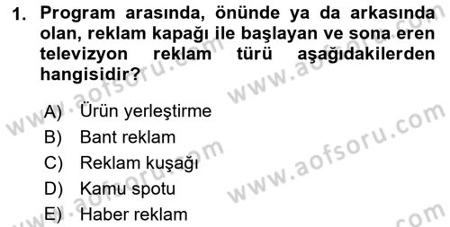 Medya Ekonomisi ve İşletmeciliği Dersi 2021 - 2022 Yılı (Vize) Ara Sınav Soruları 1. Soru