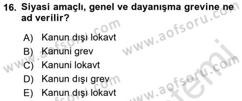 Medya Ekonomisi ve İşletmeciliği Dersi 2021 - 2022 Yılı (Final) Dönem Sonu Sınav Soruları 16. Soru