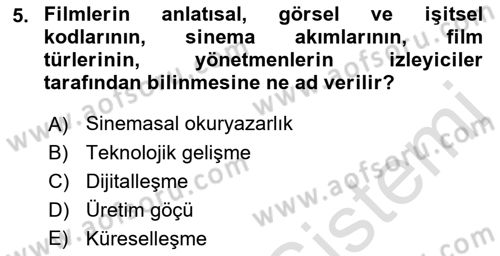 Medya Ekonomisi ve İşletmeciliği Dersi 2022 - 2023 Yılı Yaz Okulu Sınav Soruları 5. Soru