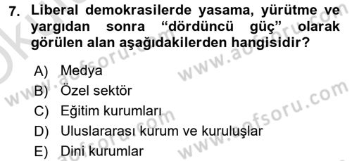Medya Ekonomisi ve İşletmeciliği Dersi 2022 - 2023 Yılı Yaz Okulu Sınav Soruları 7. Soru