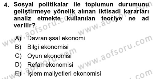 Medya Ekonomisi ve İşletmeciliği Dersi 2023 - 2024 Yılı (Vize) Ara Sınav Soruları 4. Soru
