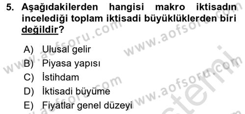 Medya Ekonomisi ve İşletmeciliği Dersi 2023 - 2024 Yılı (Vize) Ara Sınav Soruları 5. Soru