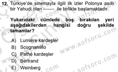 Medya Ekonomisi ve İşletmeciliği Dersi 2024 - 2025 Yılı Yaz Okulu Sınav Soruları 12. Soru