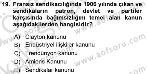 Medya Ekonomisi ve İşletmeciliği Dersi Yaz Okulu Sınavı Deneme Sınav Soruları 19. Soru