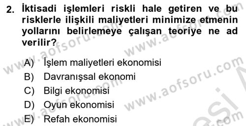 Medya Ekonomisi ve İşletmeciliği Dersi 2024 - 2025 Yılı Yaz Okulu Sınav Soruları 2. Soru