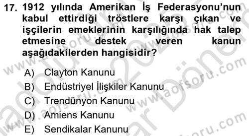 Medya Ekonomisi ve İşletmeciliği Dersi 2025 - 2026 Yılı (Final) Dönem Sonu Sınav Soruları 17. Soru