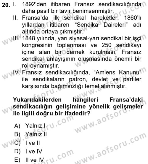 Medya Ekonomisi ve İşletmeciliği Dersi 2025 - 2026 Yılı (Final) Dönem Sonu Sınav Soruları 20. Soru