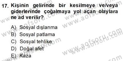 Medyada Çalışma Hayatı Dersi 2014 - 2015 Yılı (Final) Dönem Sonu Sınav Soruları 17. Soru