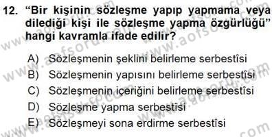 Medyada Çalışma Hayatı Dersi 2015 - 2016 Yılı (Vize) Ara Sınav Soruları 12. Soru