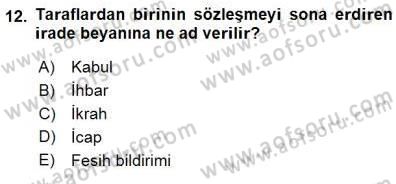 Medyada Çalışma Hayatı Dersi 2015 - 2016 Yılı (Final) Dönem Sonu Sınav Soruları 12. Soru