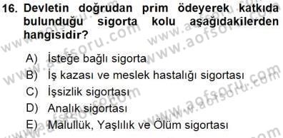 Medyada Çalışma Hayatı Dersi 2015 - 2016 Yılı (Final) Dönem Sonu Sınav Soruları 16. Soru