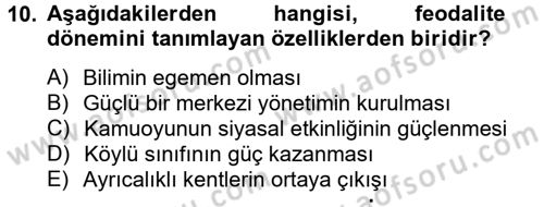 Medya Siyaset Kültür Dersi 2012 - 2013 Yılı (Vize) Ara Sınav Soruları 10. Soru