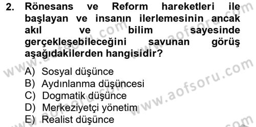 Medya Siyaset Kültür Dersi 2012 - 2013 Yılı (Final) Dönem Sonu Sınav Soruları 2. Soru