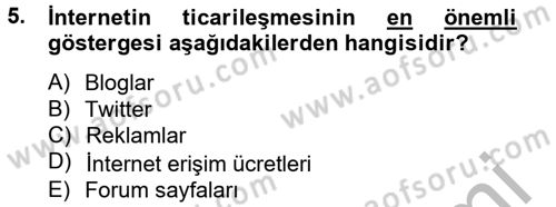 Medya Siyaset Kültür Dersi 2012 - 2013 Yılı (Final) Dönem Sonu Sınav Soruları 5. Soru