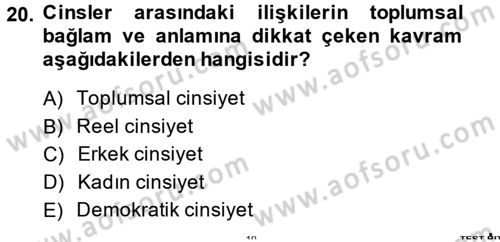 Medya Siyaset Kültür Dersi 2013 - 2014 Yılı (Final) Dönem Sonu Sınav Soruları 20. Soru