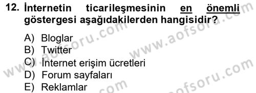 Medya Siyaset Kültür Dersi 2013 - 2014 Yılı Tek Ders Sınav Soruları 12. Soru