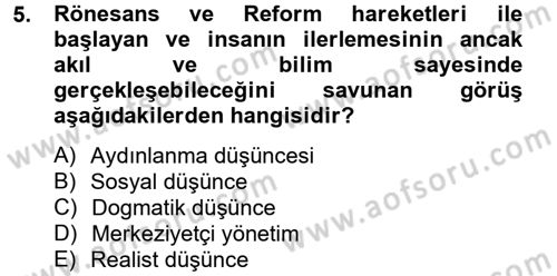 Medya Siyaset Kültür Dersi 2013 - 2014 Yılı Tek Ders Sınav Soruları 5. Soru