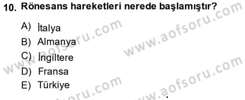 Medya Siyaset Kültür Dersi 2014 - 2015 Yılı (Vize) Ara Sınav Soruları 10. Soru