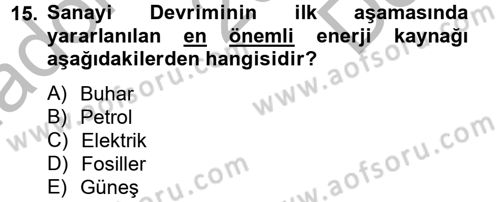 Medya Siyaset Kültür Dersi 2014 - 2015 Yılı (Final) Dönem Sonu Sınav Soruları 15. Soru