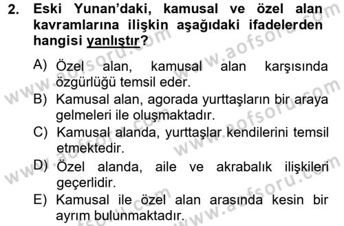 Medya Siyaset Kültür Dersi 2014 - 2015 Yılı (Final) Dönem Sonu Sınav Soruları 2. Soru
