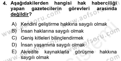 Medya Siyaset Kültür Dersi 2017 - 2018 Yılı (Final) Dönem Sonu Sınav Soruları 4. Soru