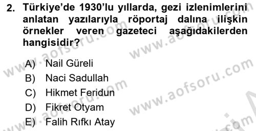 Medya Siyaset Kültür Dersi 2020 - 2021 Yılı Yaz Okulu Sınav Soruları 2. Soru