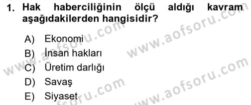 Medya Siyaset Kültür Dersi 2021 - 2022 Yılı (Final) Dönem Sonu Sınav Soruları 1. Soru