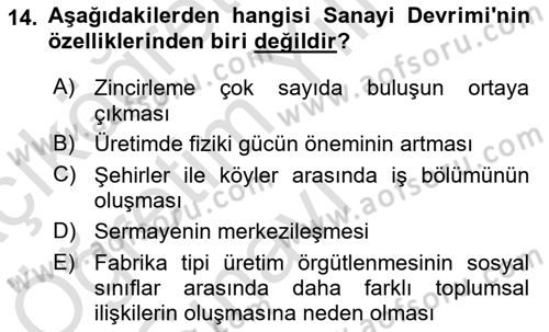 Medya Siyaset Kültür Dersi 2021 - 2022 Yılı Yaz Okulu Sınav Soruları 14. Soru