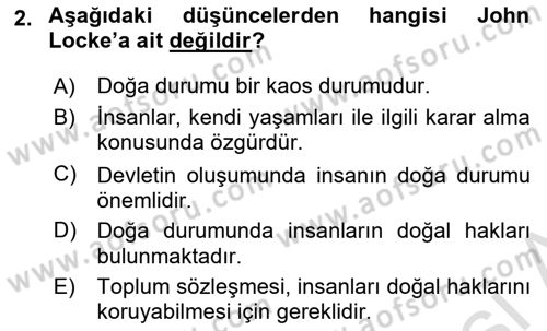 Medya Siyaset Kültür Dersi 2021 - 2022 Yılı Yaz Okulu Sınav Soruları 2. Soru