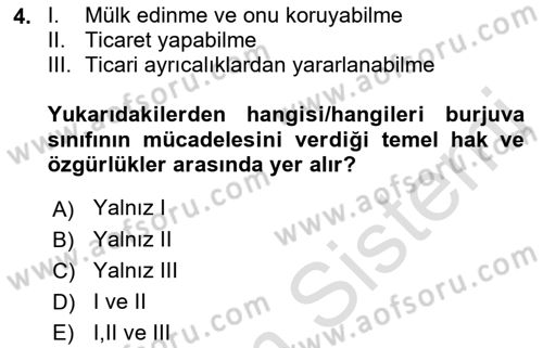 Medya Siyaset Kültür Dersi 2022 - 2023 Yılı Yaz Okulu Sınav Soruları 4. Soru