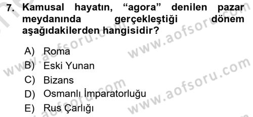Medya Siyaset Kültür Dersi 2023 - 2024 Yılı (Vize) Ara Sınav Soruları 7. Soru