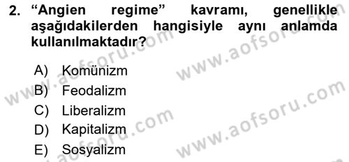 Medya Siyaset Kültür Dersi 2023 - 2024 Yılı (Final) Dönem Sonu Sınav Soruları 2. Soru
