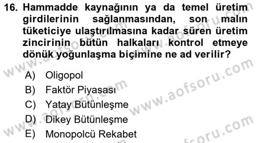 Medya Siyaset Kültür Dersi 2023 - 2024 Yılı Yaz Okulu Sınav Soruları 16. Soru